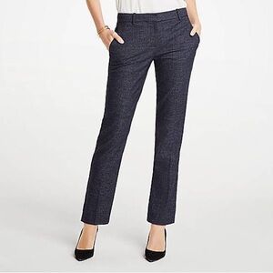Ann Taylor Navy Blue Straight Ankle Pants